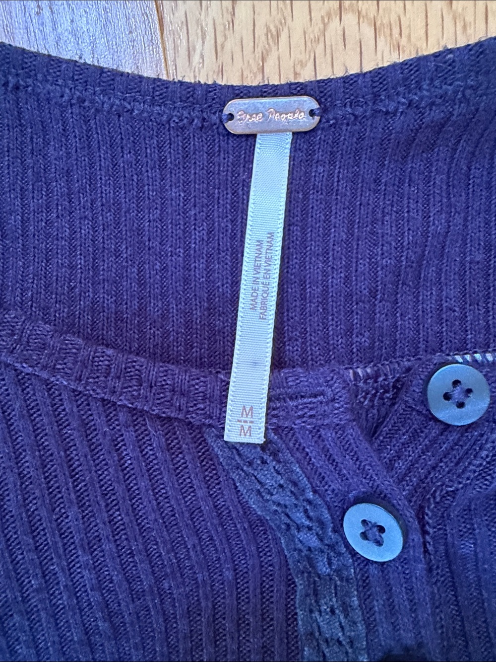 Free People medium loose for Leo henley top . - Picture 10 of 13
